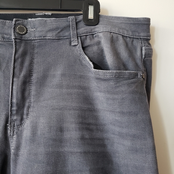 Wit & Wisdom Grey Skinny Jean Sz 16 - Picture 6 of 15